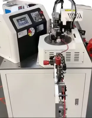 Automatikus egyoldalas hüvelykrimpelő gép JW-A173 - Automata_Vezeték_Krimpelő_Gép