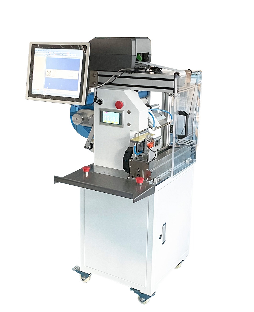 Félautomata huzalhajtogató és címkéző gép JW-T107 Thumb