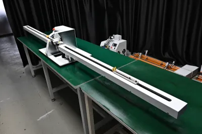 Szalagcsévélő gép + Kétoldalas húzó JW-303KL-1m Thumb