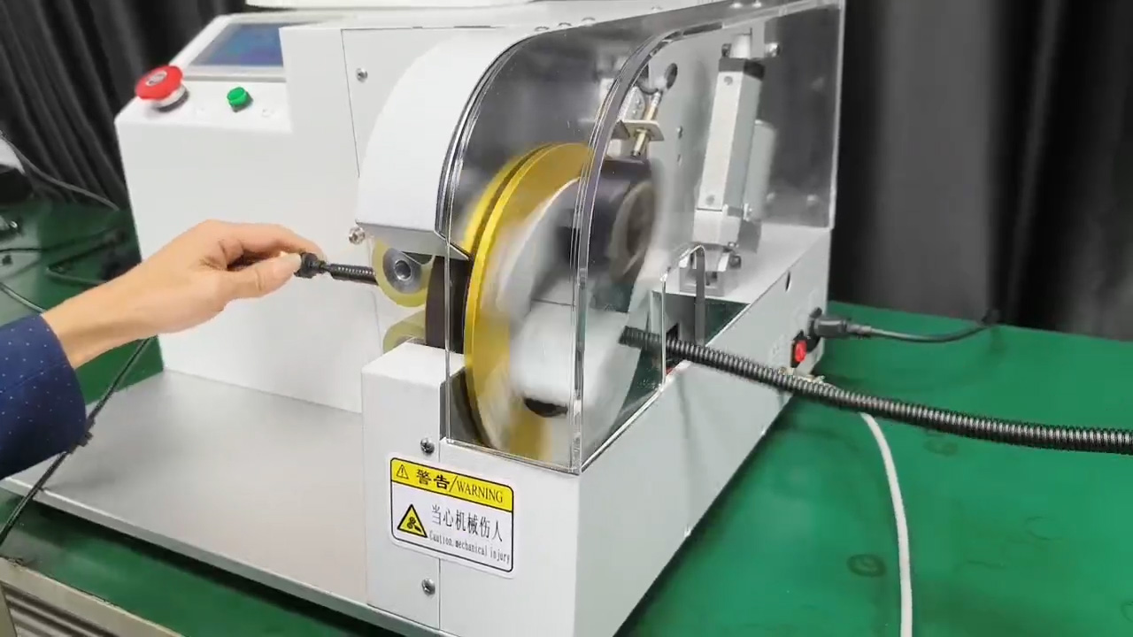 Intelligent Open Corrugated Pipe Front-End Processing Wrapping Machine - Integrated Preprocessing & Wrapping for Wire Harness