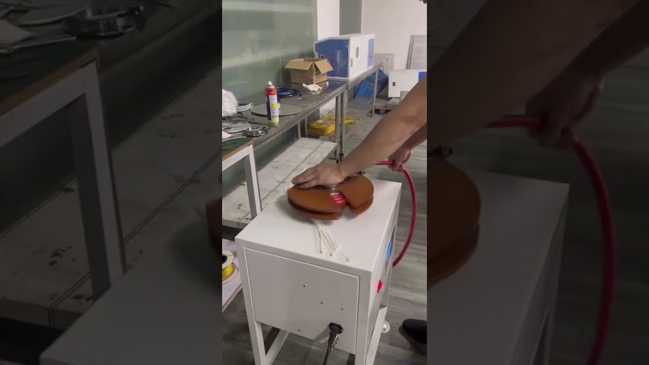 Efficient & Easy Soft Tube Coiling Machine for Gas & Other Hoses #factory #machine