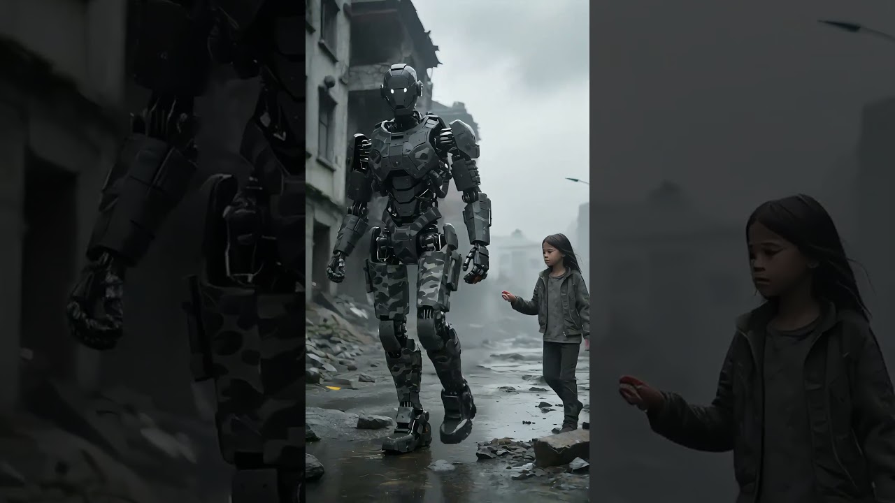 The robot worked together with the search and rescue dog to successfully rescue the little girl.