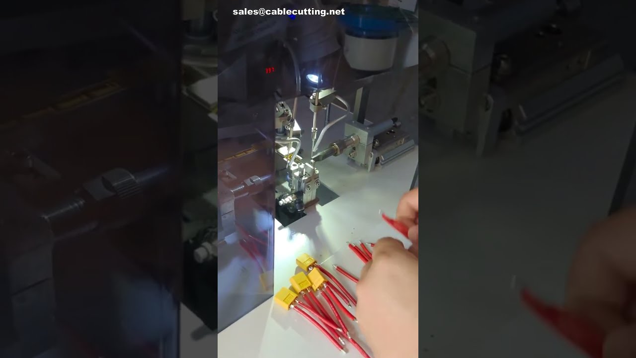 Connector Soldering Machine  Dual Gun Soldering Round, Full Solder Joints