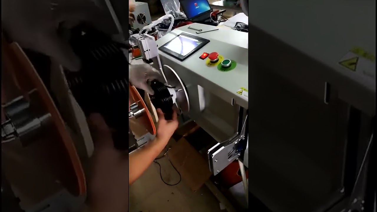 Automatic Cutting & Metering 4 Station Winding Machine   HDMIOptical FiberAOC Cable Winder