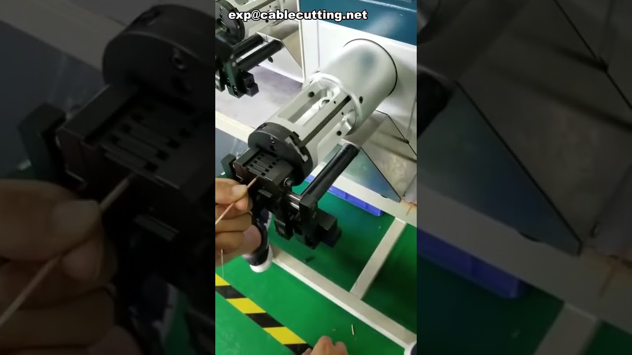 RG316 koaxiális kábel csupaszító gép - Automatikus koax kábel feldolgozó