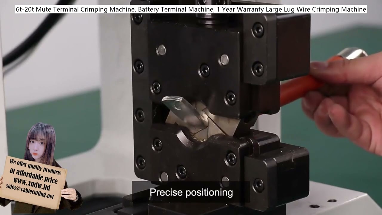 6t 20t Mute Terminal Crimping Machine, Battery Terminal Machine, 1 Year Warranty Large Lug Wire