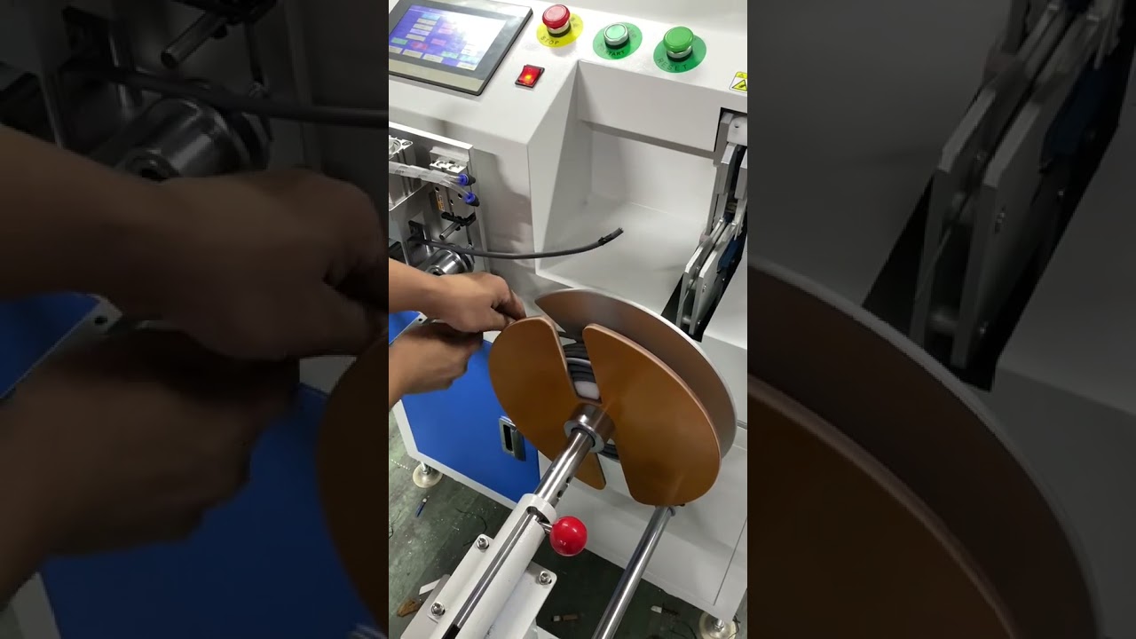 Precise Metering Wire Winder for Coiling, Rewinding & Automatic Tying & Cutting