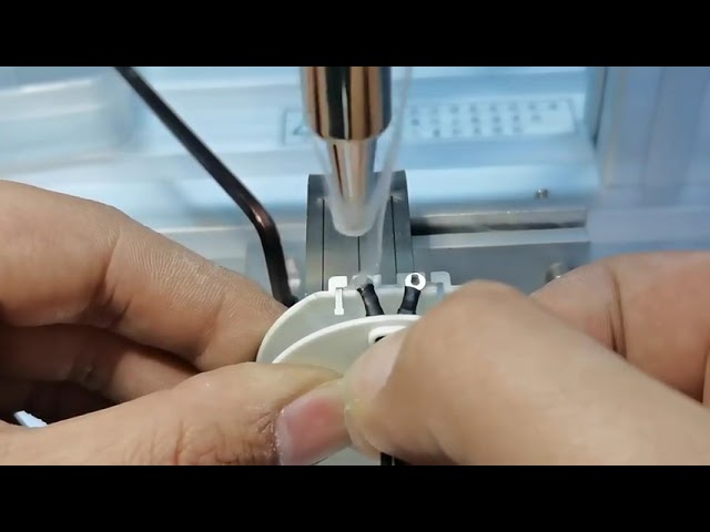 Semi Automatic USB Data Cable Making Equipment   Newest Small Soldering Machine, USB AMicroLightning