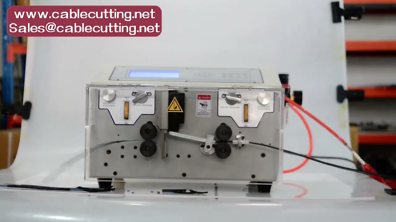 Peeling Crimping Machine for  0 1 4 5mm2 AWG10 AWG28 Cutter Stripper 4 Wheels Wire Stripping