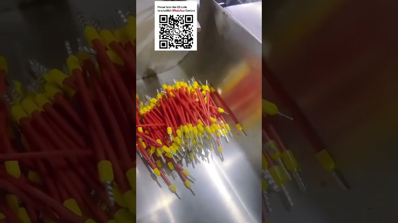 Fully Automatic Double End Crimping Machine for Continuous Strip Tubular Terminals