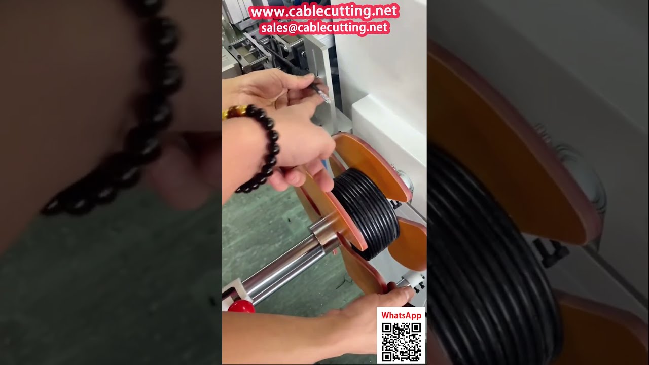 Hálózati Kábel Automata Feldolgozó Gép – Számlálás, Szigetelésbontás, Tekercselés, Kötözés Egyben