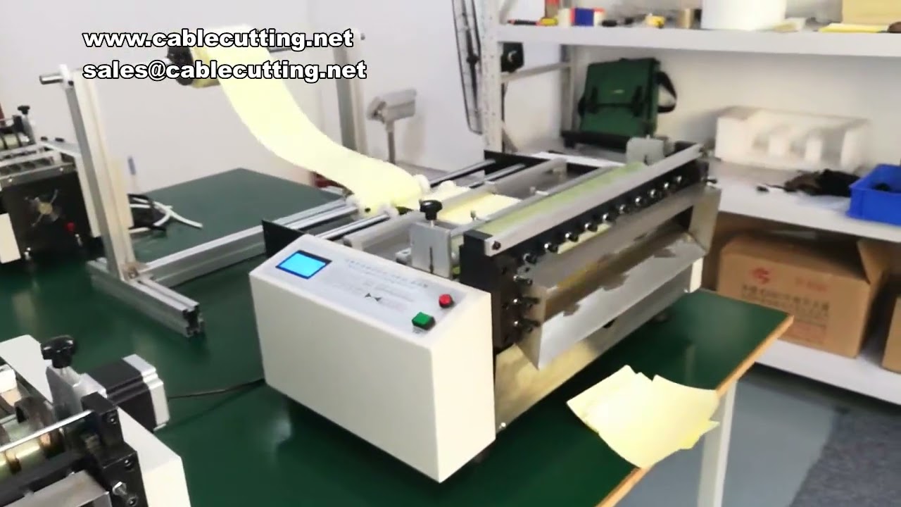 Automatic PVC film cutting machine pet film cutting machine bubble film automatic cutting machine re