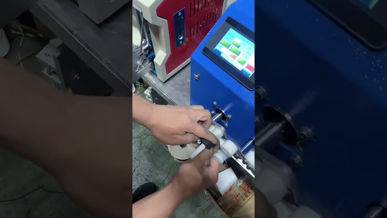 9  High Efficiency Wire Winding & Tying Machine for Data & Charging Cables