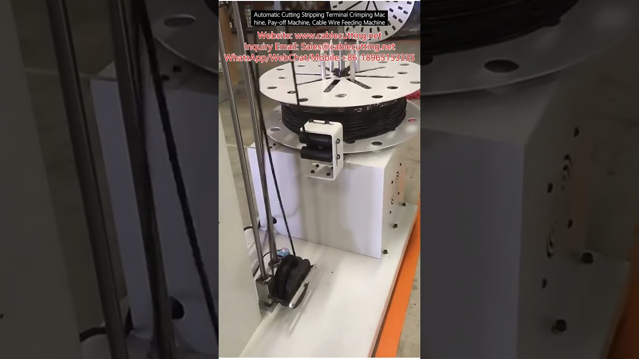 Automatic Cutting Stripping Terminal Crimping Machine, Pay off Machine, Cable Wire Feeding Machine
