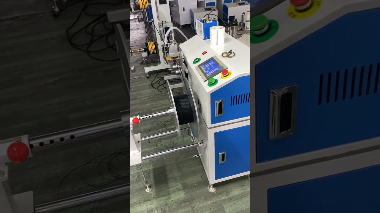Automatic Meter Counting, Traversing, Hot Cutting & Rope Coiling Machine for NylonBinding Ropes