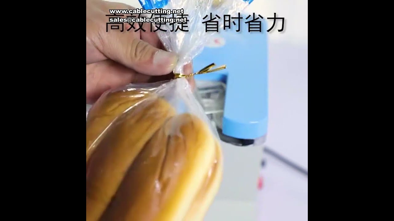 Automatic Gold Wire Sealing Machine For Sealing And Tying Packaging Machine For Plastic Film Bags