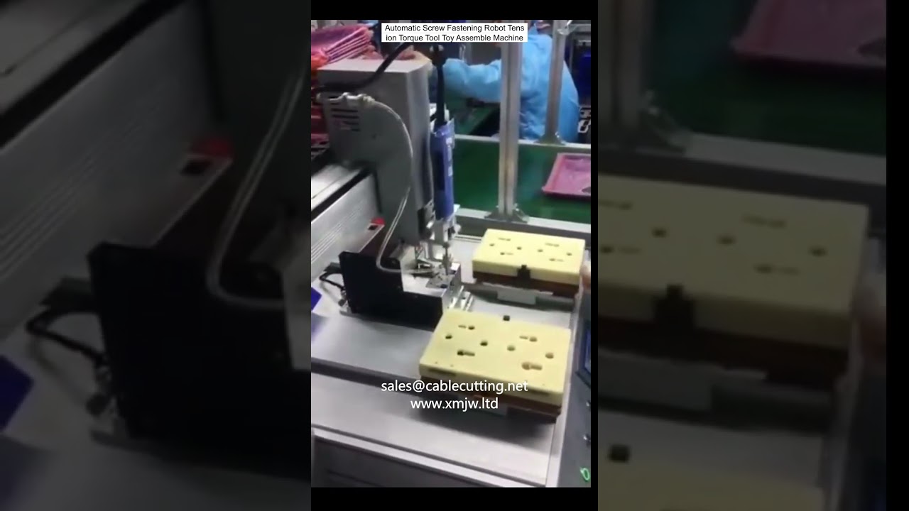 Automatic Screw Fastening Robot Tension Torque Tool Toy Assemble Machine