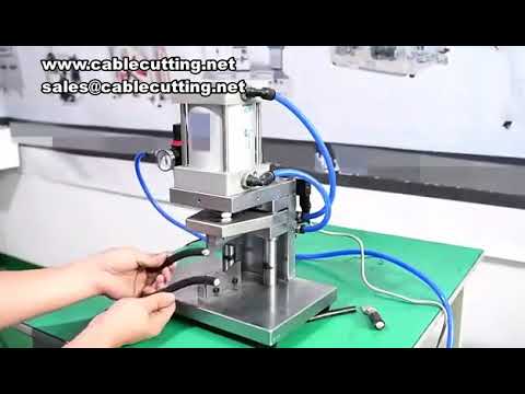 Large square wire and cable cutting machine, pneumatic cutting machine