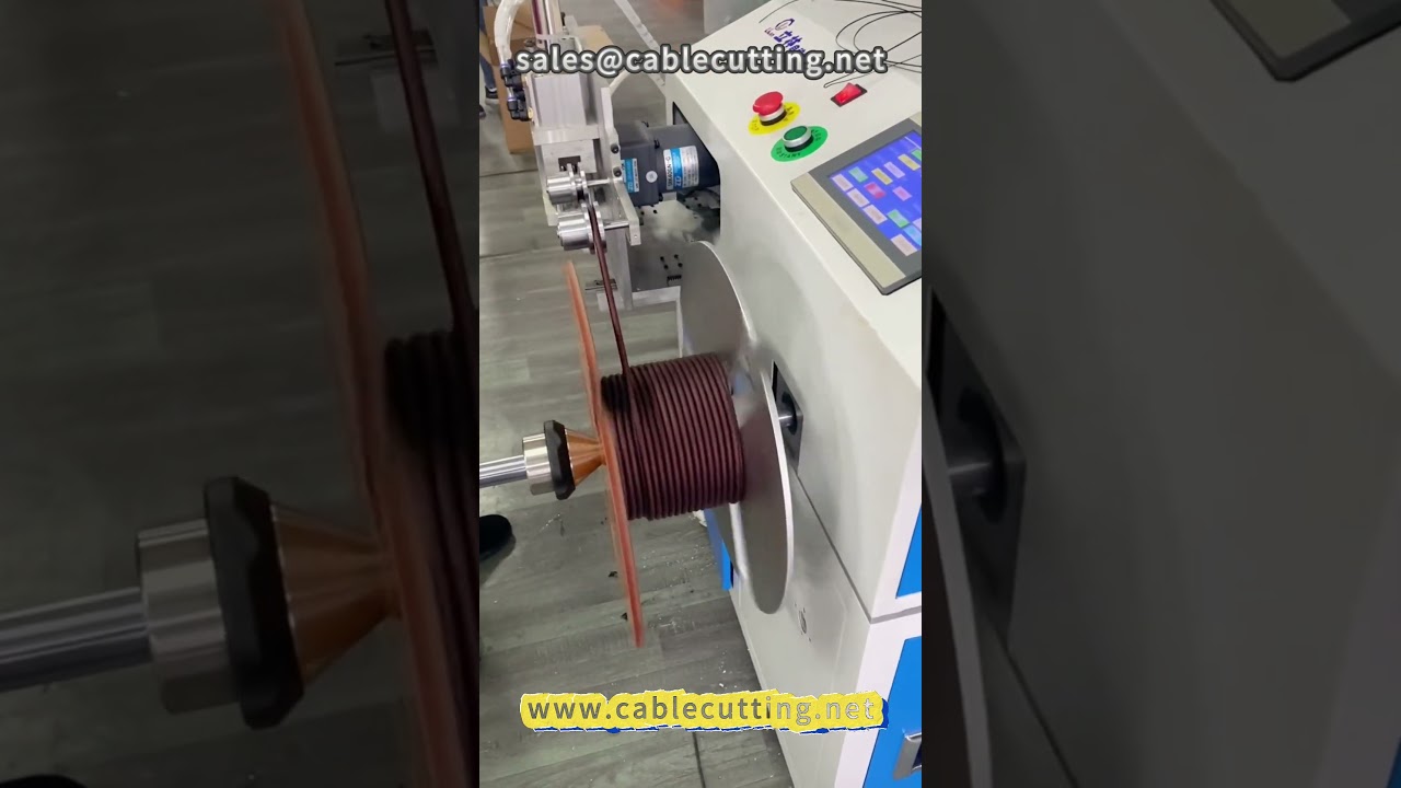 6  Audio wire audio wire winding machine # wire processing # winding machine # audio wire # winding