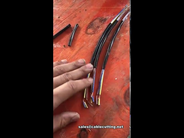 Automatic sheath cable stripping machine, double layers stripping machine