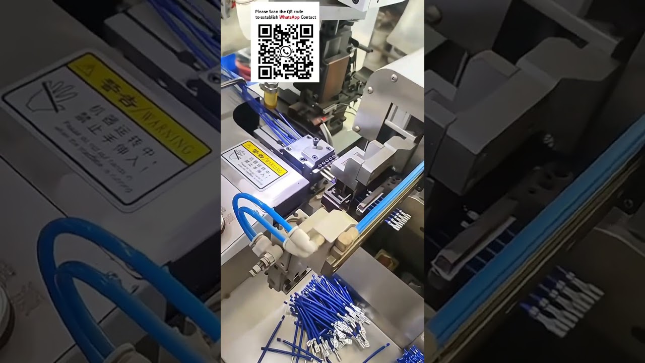 16 Automated 5 Wire Processing Crimp One End, StripHalf Strip & Tin Other End #EV Harness Equipment